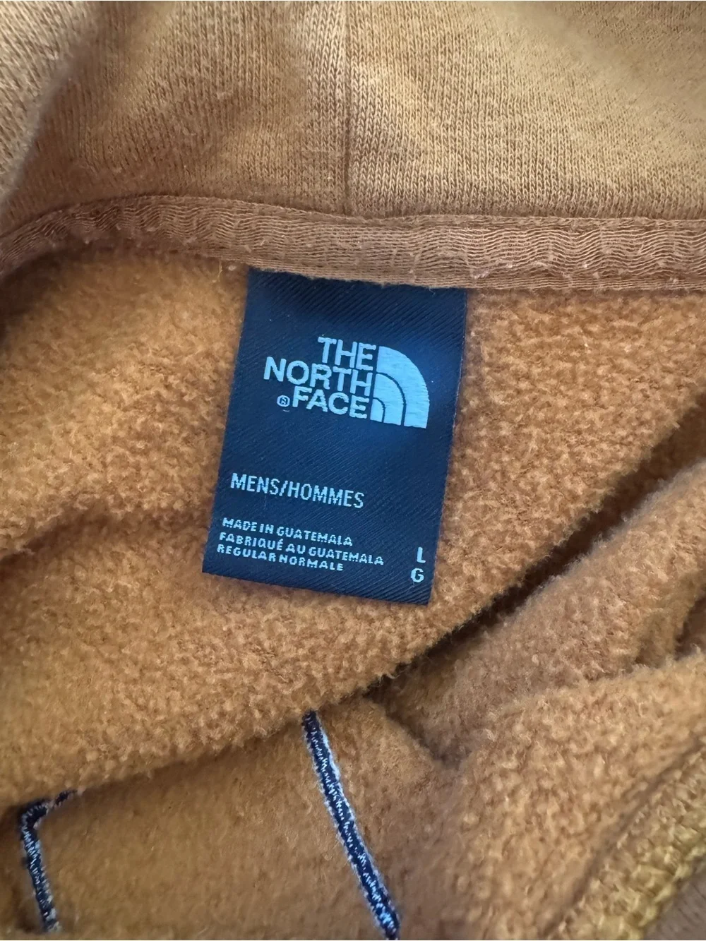 The North Face Men’s Pullover Hoodie in Mustard Color